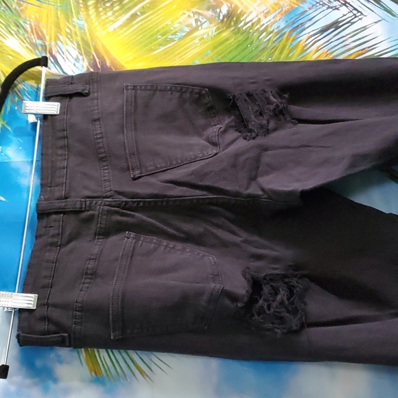 APHRODITE women's high waist distressed flare denim size 13 (31) - Picture 6 of 7